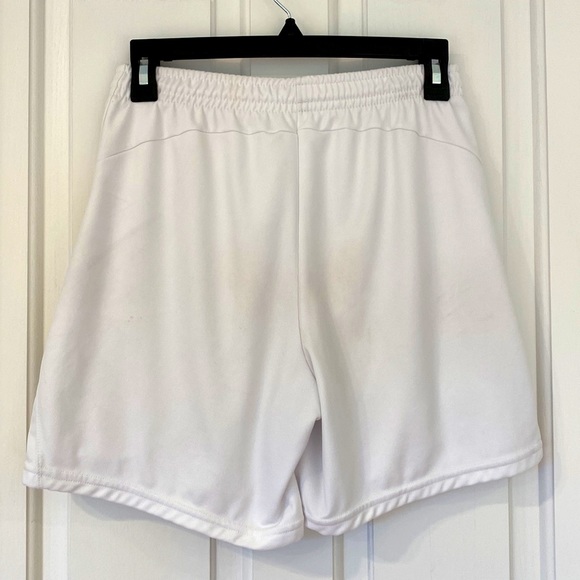 Mens High Five White Moisture Wicking Lightweight Soccer Sport Shorts drawstring - Picture 2 of 9